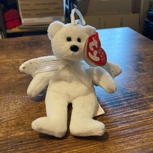 Ty Jingles Beanies Herald the bear ornament